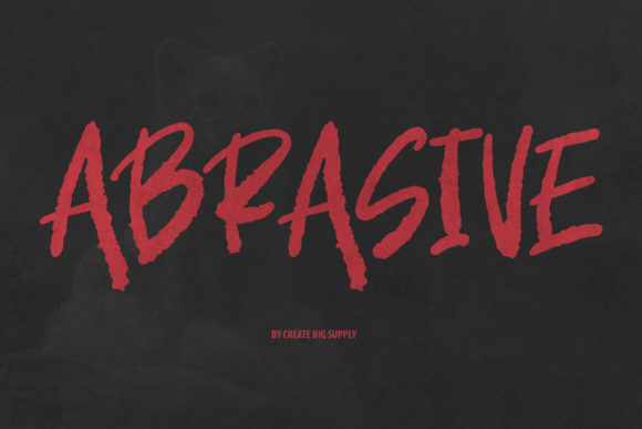 Abrasive: The Bold Display Font for High-Impact Campaigns