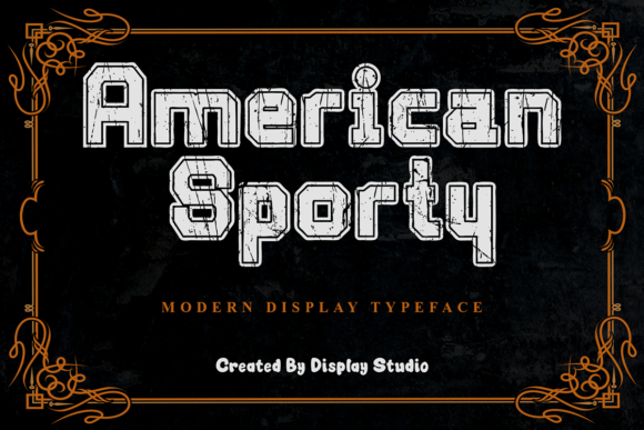 American Sporty: A Bold Display Font for Editorial Design