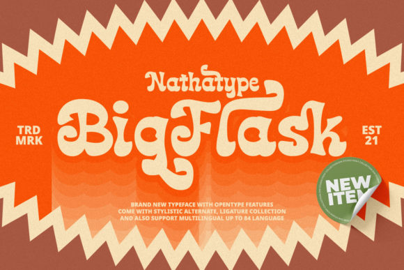 Big Flask: A Modern Display Font for Bold Branding