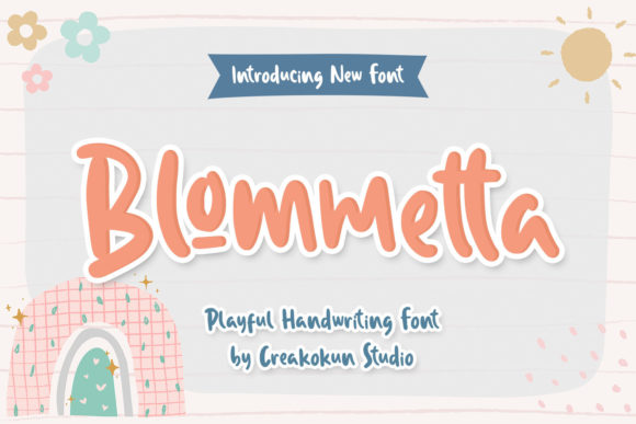 Blommetta: A Whimsical Display Font for Small Business