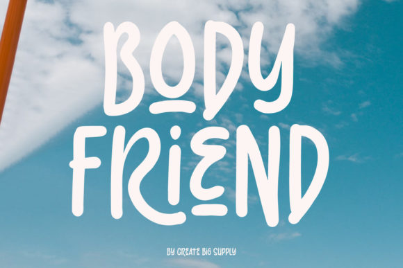 Body Friend: A Cool Display Font for Makers