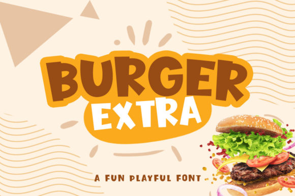 Burger Extra: A Retro Display Font for Editorial Design