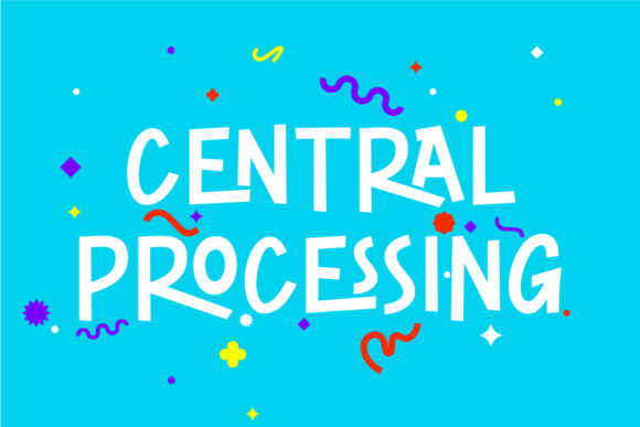 Central Processing: A Playful Display Font for Your Brand