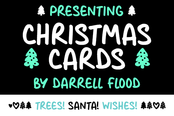 Christmas Cards: A Festive Display Font for Crafters