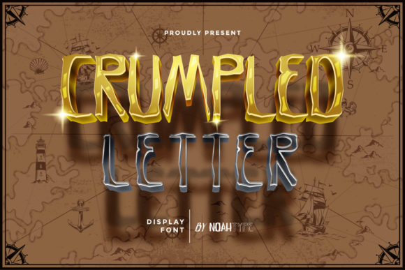 Crumpled Letter Font Review for Web Designers