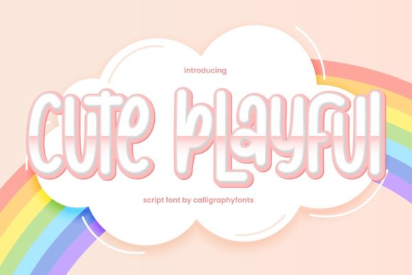 Cute Playful: A Fun Display Font for Crafters