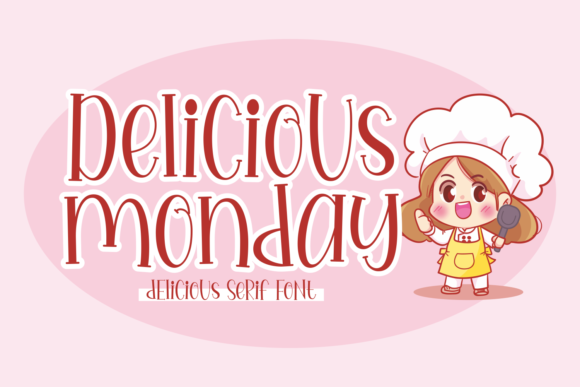 Delicious Monday: A Playful Serif Font for Crafters