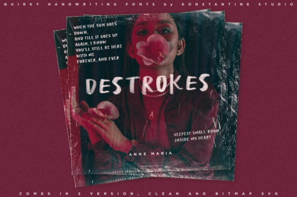 Destrokes: A Modern Display Font for Editorial Design