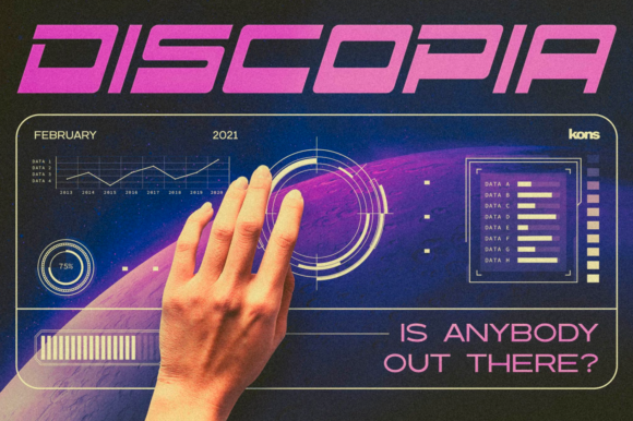 Discopia: The Bold Display Font for High-Impact Campaigns