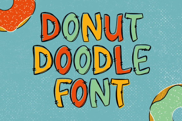 Donut Doodle: A Playful Display Font for Editors