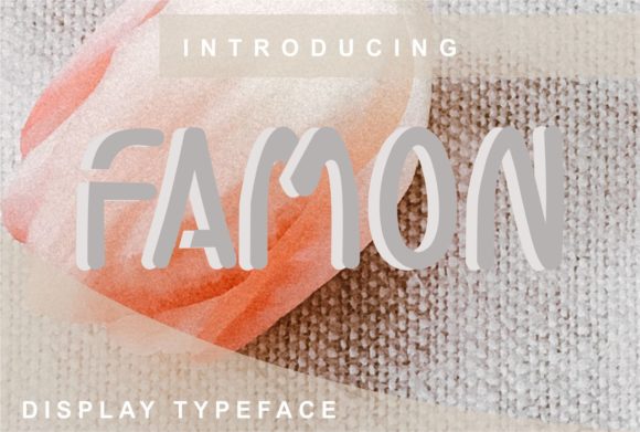 Famon: A Modern Display Font for Editorial Design