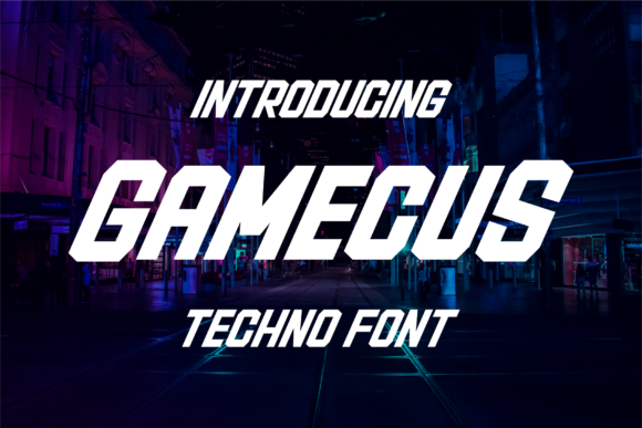 Gamecus: A Bold Display Font for Editorial Impact