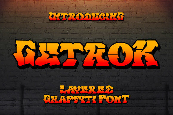 Getrok: A Wild Display Font for Bold Web Designs
