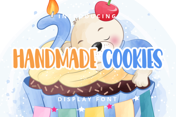 Handmade Cookies: A Display Font for Creative Campaigns