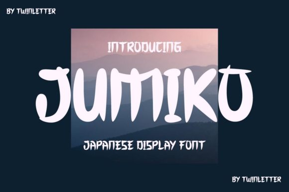 Jumiko: A Futuristic Japanese Display Font for Web