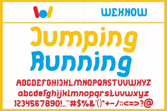 Jumping and Running: A Bold Display Font Review