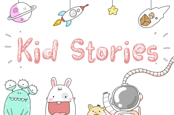 Kid Stories: A Charming Display Font for Crafters