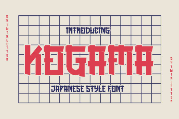 Kogama: A Unique Japanese-Inspired Display Font