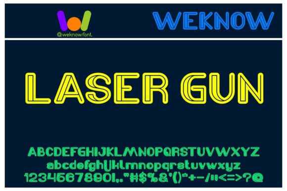 Laser Gun: A Modern Display Font for Bold Editorial Design