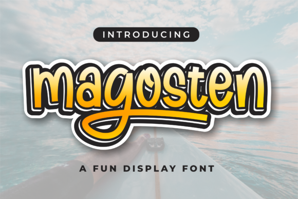 Magosten: A Bold Display Font for Campaigns