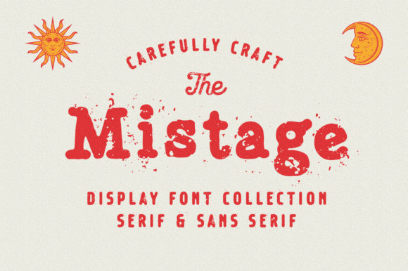Mistage: A Vintage Display Font for Modern Marketing