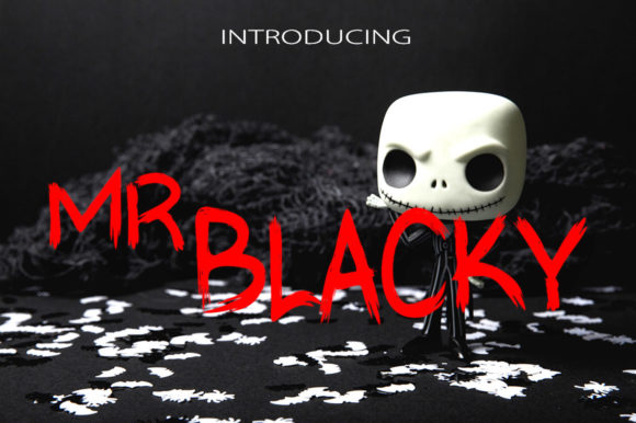Mr Blacky: A Spooky Display Font for Web Design