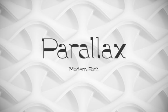 Parallax: A Geometric Display Font for Modern Web Design