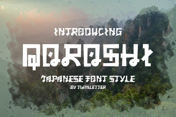 Qoroshi: A Unique Japanese-Inspired Display Font