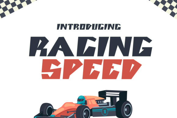 Racing Speed: A Bold Display Font for Small Business Branding