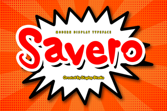 Savero: A Modern Display Font for Web Design