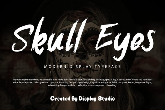 Skull Eyes: A Bold Display Font for Campaigns
