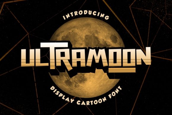 Ultramoon: A Bold Display Font for Editorial Design
