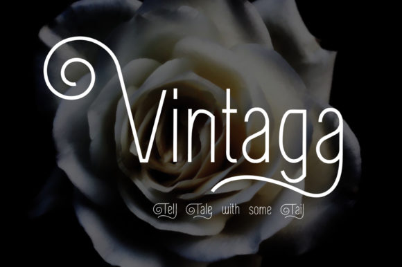 Vintaga: A Retro Display Font for Editorial Design
